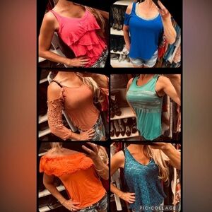 Lot of 6 tops